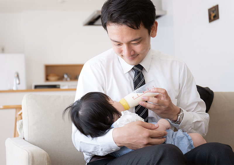 Meiji Hohoemi RakuRaku Milk(In daily lives)